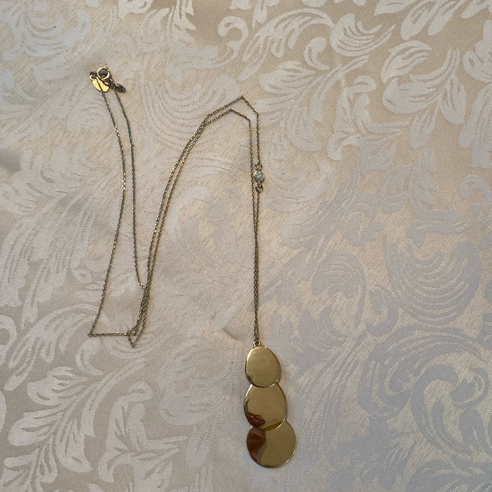 Loft Gold Pendant Necklace